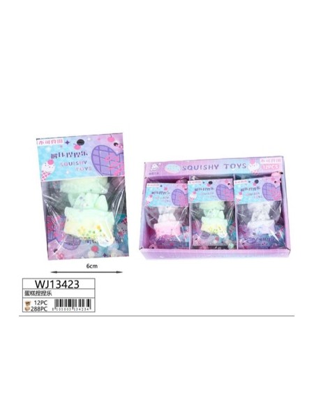 ZABAWKI SQUISHY. 12 SZT / PACZKA, KOLOR JAK NA ZDZIĘCIU