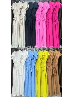 Sukienki damskie wloskie, size uni, paczka 6szt, mix kolor