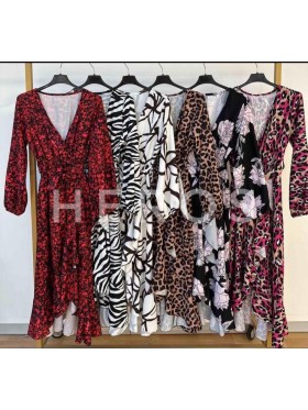Sukienki damskie wloskie, size uni, paczka 6szt, mix kolor