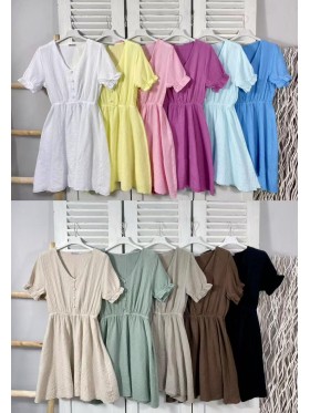 Sukienki damskie wloskie, size uni, paczka 6szt, mix kolor