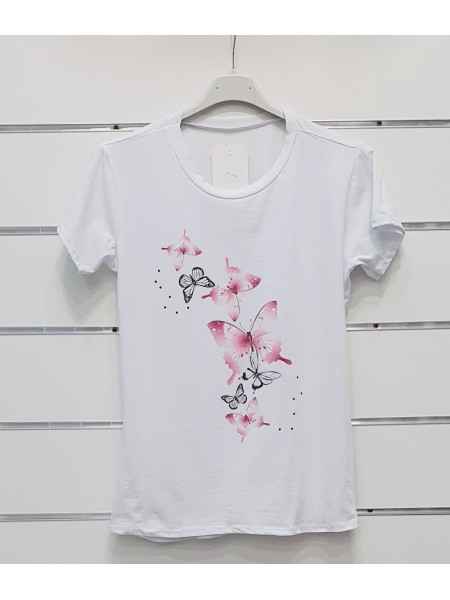 Bluzki  damskie wloskie, size uni, paczka 6szt, mix kolor