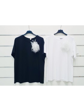 Bluzki  damskie wloskie, size uni, paczka 6szt, mix kolor