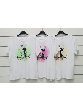 Bluzki  damskie wloskie, size uni, paczka 6szt, mix kolor