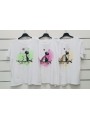 Bluzki  damskie wloskie, size uni, paczka 6szt, mix kolor