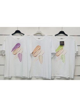Bluzki  damskie wloskie, size uni, paczka 6szt, mix kolor