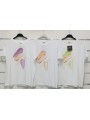 Bluzki  damskie wloskie, size uni, paczka 6szt, mix kolor
