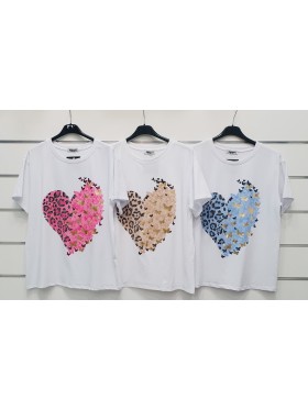 Bluzki  damskie wloskie, size uni, paczka 6szt, mix kolor
