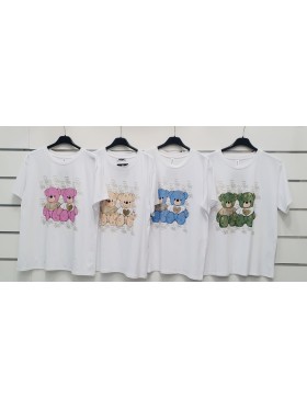 Bluzki  damskie wloskie, size uni, paczka 6szt, mix kolor