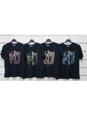 Bluzki  damskie wloskie, size uni, paczka 6szt, mix kolor