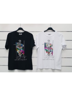 Bluzki  damskie wloskie, size uni, paczka 6szt, mix kolor