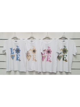 Bluzki  damskie wloskie, size uni, paczka 6szt, mix kolor