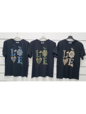 Bluzki  damskie wloskie, size uni, paczka 6szt, mix kolor