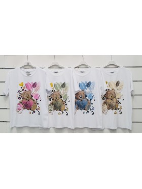 Bluzki  damskie wloskie, size uni, paczka 6szt, mix kolor