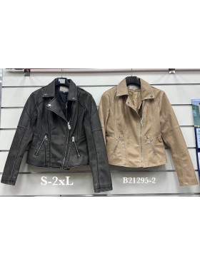 Kurtki skórzane damskie ,size s-2xl,paczka 5szt ,1 kolor