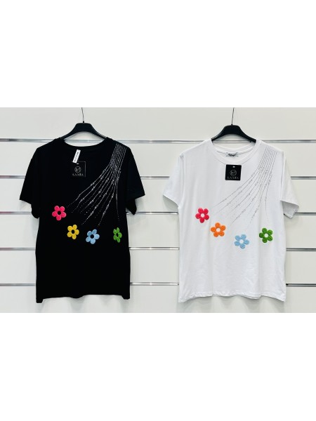 Bluzki  damskie wloskie, size uni, paczka 6szt, mix kolor