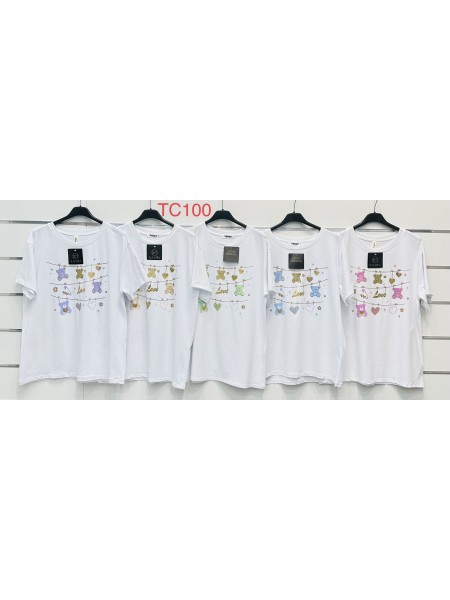 Bluzki  damskie wloskie, size uni, paczka 6szt, mix kolor