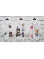 Koszule damskie wloskie, size Oversize, paczka 6szt, mix kolor