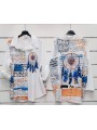 Koszule damskie wloskie, size Oversize, paczka 6szt, mix kolor