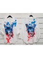 Koszule damskie wloskie, size Oversize, paczka 6szt, mix kolor
