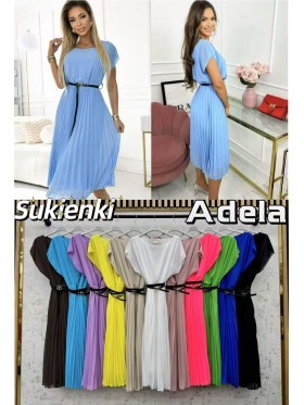 Sukienki damskie wloskie, size uni, paczka 6szt, mix kolor