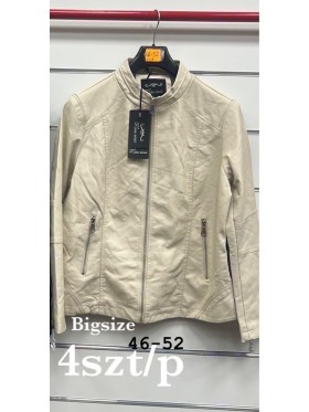 Kurtki skórzane damskie ,size 46-52,paczka 4szt ,1 kolor