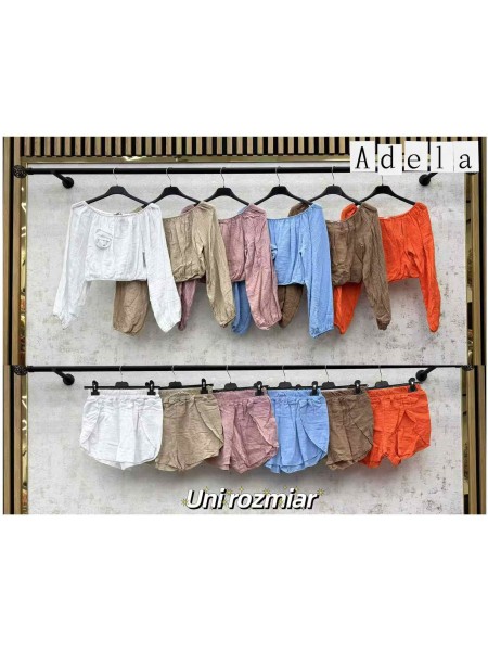 Komplety damskie wloskie, size uni, paczka 6szt, mix kolor