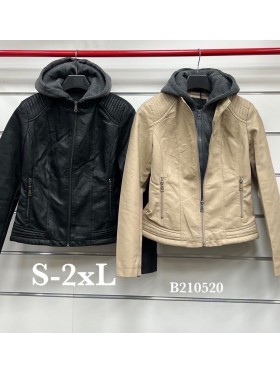 Kurtki skórzane damskie ,size s-2xl,paczka 5szt ,1 kolor
