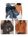 Kurtki skórzane damskie ,size s-2xl,paczka 5szt ,1 kolor