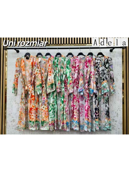 Sukienki damskie wloskie, size uni, paczka 6szt, mix kolor
