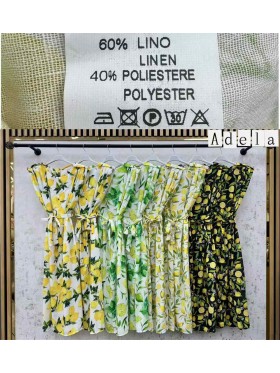 Sukienki damskie wloskie, size uni, paczka 6szt, mix kolor