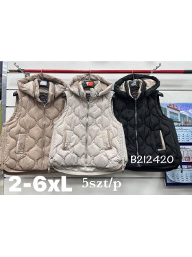 Kamizelki damskie ,size 2-6xl,paczka 5szt ,1 kolor