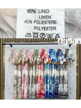 Sukienki damskie wloskie, size uni, paczka 6szt, mix kolor