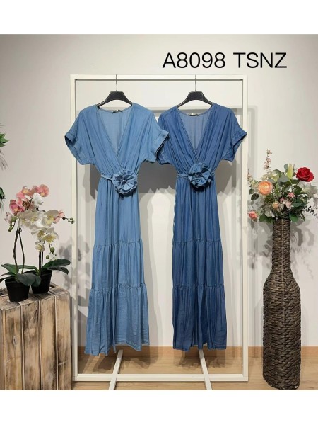 Sukienki damskie wloskie, size uni, paczka 6szt, mix kolor