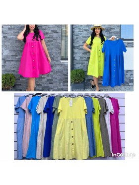 Sukienki damskie wloskie, size uni, paczka 6szt, mix kolor