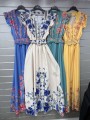 Sukienki damskie wloskie, size uni, paczka 6szt, mix kolor