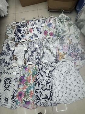 Bluzki damskie  wloskie, size uni, paczka 6szt, mix kolor