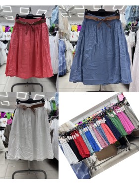 Spódnica  damskie  wloskie, size uni, paczka 6szt, mix kolor