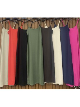 Sukienki damskie  wloskie, size uni many, paczka 6szt, mix kolor