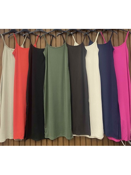 Sukienki damskie  wloskie, size uni many, paczka 6szt, mix kolor