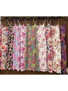 Sukienki damskie  wloskie, size uni, paczka 6szt, mix kolor