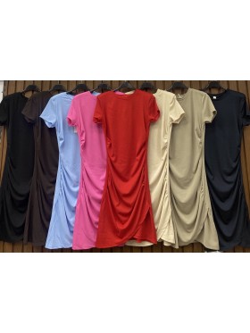 Sukienki damskie  wloskie, size uni, paczka 6szt, mix kolor