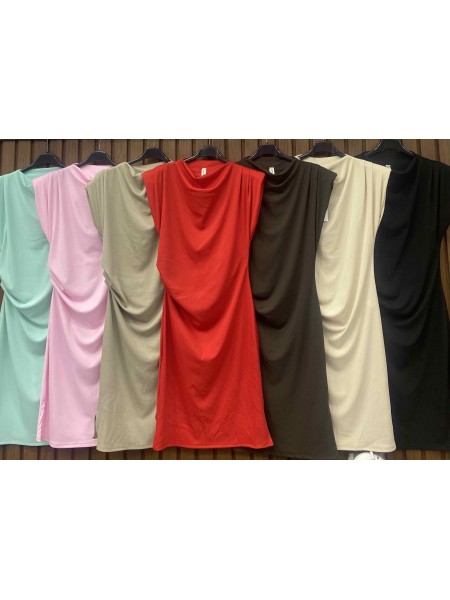 Sukienki damskie  wloskie, size uni, paczka 6szt, mix kolor