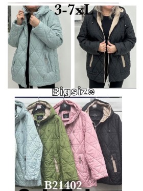 Kurtki damskie ,size 3-7xl,paczka 5szt ,1 kolor