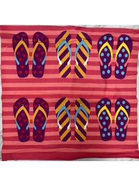Ręcznik plażowy w rozmiarze 80/150cm ,paczka 12 szt mix kolor