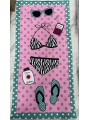 Ręcznik plażowy w rozmiarze 80/150cm ,paczka 12 szt mix kolor