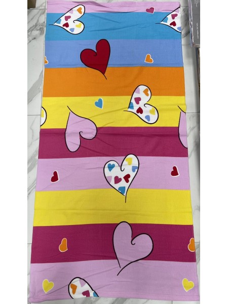 Ręcznik plażowy w rozmiarze 80/150cm ,paczka 12 szt mix kolor