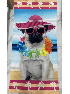 Ręcznik plażowy w rozmiarze 80/150cm ,paczka 12 szt mix kolor