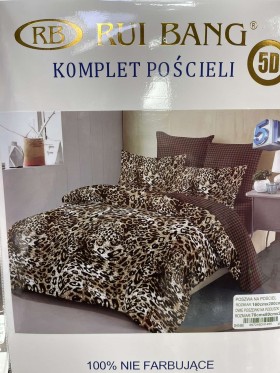 Komplet pościeli 100% satyna - bawełna 3 Częściowy Rozmiar : 160/200cm