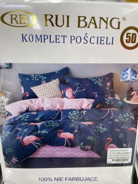 Komplet pościeli 100% satyna - bawełna 3 Częściowy Rozmiar : 160/200cm