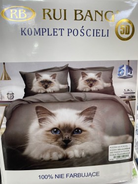Komplet pościeli 100% satyna - bawełna 3 Częściowy Rozmiar : 160/200cm